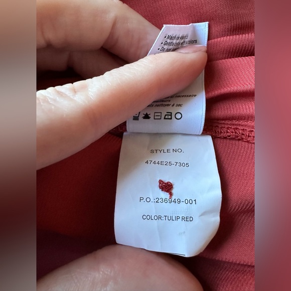 PAIGE Sevilla Bodysuit in Tulip Red - Size L - Picture 13 of 15